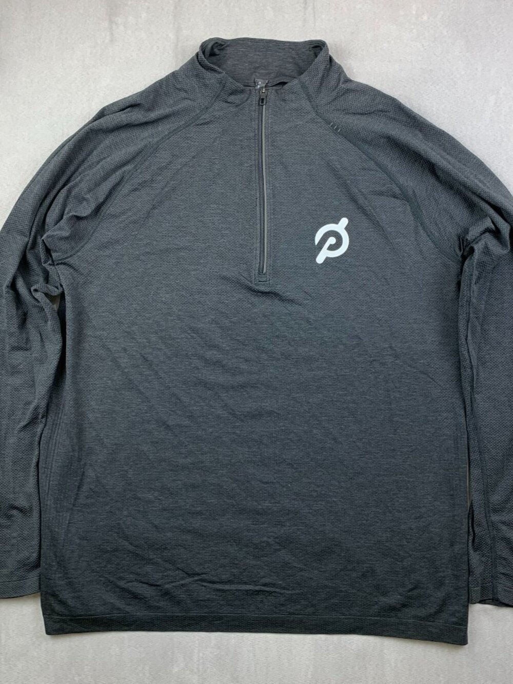 Lululemon Mens Pullover XL Black Metal Vent Tech Half Zip Long Sleeve Nylon